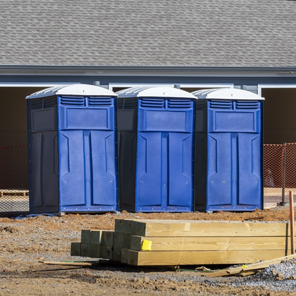 is there a specific order in which to place multiple porta potties in Pittsfield NY